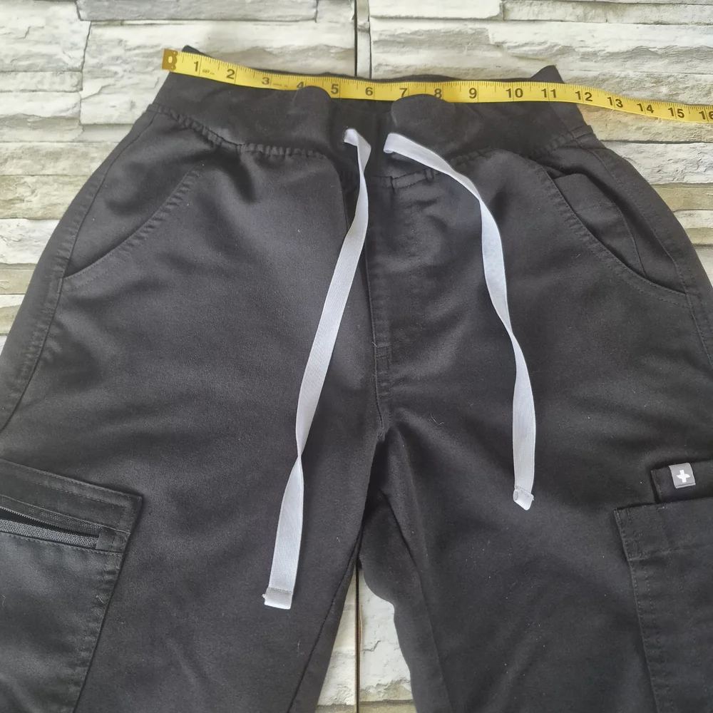 ​FIGS HW Yola High Waisted Cargo Scrub Pants Women's Black XS Regular - Picture 5 of 13